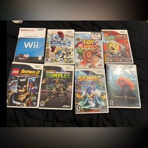 Nintendo Wii Game Bundle – 15 Games + Accessories